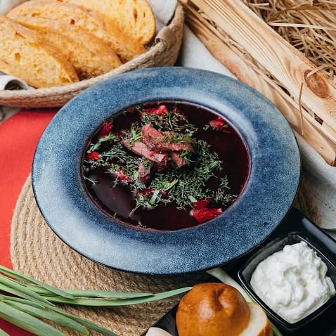 Борщ с говядиной